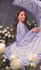 3 Pcs Lawn Unstitched Suit 107