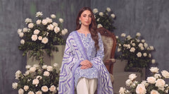 3 Pcs Lawn Unstitched Suit 107