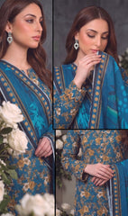 3 Pcs Lawn Unstitched Suit 109