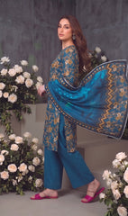 3 Pcs Lawn Unstitched Suit 109